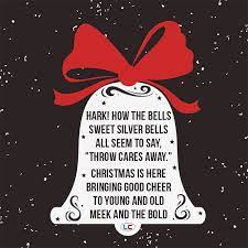 Hark Of The Bells Hark How The Bells Sweet Silver Bells All Seem To Say Throw Cares Away Carolofthebells Christmasmu Ladies Christmas Party Silver Bells Christmas Carol