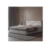 Penyimpanan Kayu MAXKY, Tempat Tidur Pneumatik Multifungsi Tempat Tidur  Ganda dengan Kotak Desain Terbaru Putih Perabot Rumah Kamar Tidur Set Kayu  ...