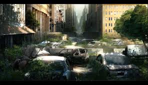 I Have A Mansion In The Post Apocalyptic World Chicken Demo Painting By Happy Mutt On Deviantart Apocalypse Art Post Apocalyptic City Wall Art For Sale