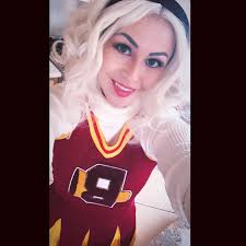 Cheerleader by day, Queen of Hell by night 🔥🔥🔥😈 😈Had a wicked fun day  today with my brother at Santa Fe Comic Con dressed as my second favorite  fictional witch and all