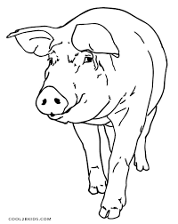 Free printable cute pig coloring pages. Free Printable Pig Coloring Pages For Kids