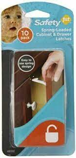 If you prefer, the latch and catch can be mounted on the sides of cabinets and drawers. Safety 1st Spring Loaded 10 Cabinet Drawer Latches Fridgerator Door Lock For Sale Online Ebay