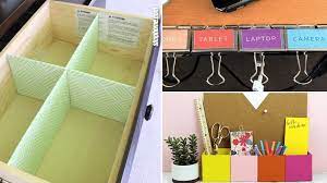 Cardboard boxes can be utilized to craft jobs for youngsters, home or also organizers. 10 Diy Desk Organizer Ideas Simphome