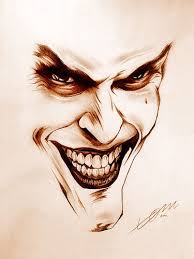 Joker Face Joker Face Joker Images Face Drawing Awesome pen lining joker face drawing you will amaze to draw it. joker face joker images face drawing
