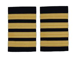 In the french and other armies, epaulettes are also worn by all ranks of elite or ceremonial units when on parade. Pilot Captain Gold Strips Epaulettes Pilot Airline Merchant Marine First Officer 4 Bars R103 Buy Online In United Arab Emirates At Desertcart 48225656