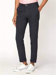 Cotton chino pants are made from 100% cotton or cotton with 2 or 3 percent spandex or elastane for stretch. Men S Black Straight Leg Cotton Chinos Ben Sherman Est 1963