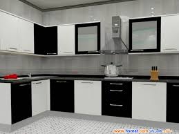 مطابخ هندية باللون الأبيض والأسود أشيك وأحلي مطابخ هندية باللون الأبيض والأسود