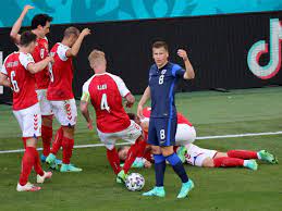 Saturday's euro 2020 match between denmark and finland was suspended just before halftime when danish star christian eriksen collapsed while walking towards the sideline. Qpims3smrnzyim