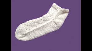 Most sock patterns are knit in the round on double pointed needles and can use regular straight needles to make a pair of socks instead. No Sew Knit Socks Straight Needles Youtube