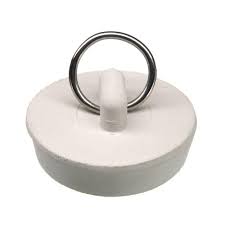 danco 1 1/2 in. rubber stopper in white