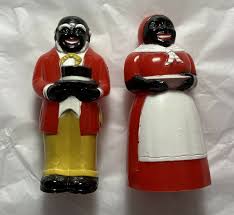 1950s Aunt Jemima and Uncle Moses Black Americana Hard Plastic Saltpepper  Shakers 3 34 F&F Molddie Excellent Like New - Etsy Hong Kong