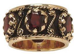 Antique Garnet Wedding Band Garnet Wedding Rings Garnet Wedding Antique Wedding Rings