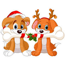 They are cute, fantastic work and good drawing. Christmas Dog Drawing Free Image Download