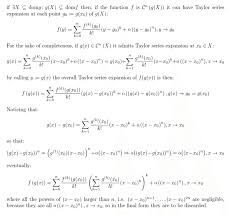 I Am Taking A Taylor Series Expansion Of A Function F X I Wish To Expand The Function Around The Value G X Is This Allowable