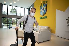 Comunicado com posicionamento deve ser. Selecao Brasileira Everton Ribeiro Gabriel Barbosa E Rodrigo Caio Chegam A Granja Comary Confederacao Brasileira De Futebol