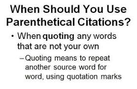 Parenthetical In Text Citations Cheat Sheet Mla Powperpoint Parenthetical Citations Quotation Marks Article Of The Week