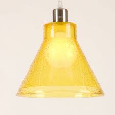 Options to help you buy these items within your allocated budget. Yellow Glass Ceiling Pendant Light Shade Modern Retro Style Pendants