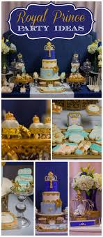 Royal Black And Gold Baby Shower Decorations Prince Baby Shower Prince Jonah Catch My Party Prince Baby Shower Royal Prince Baby Shower Baby Shower