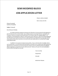 Thus, being written and edited by our professionals. Semi Block Format Letter Template