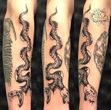 The two headed snake tattoo is quite popular nowadays. Two Headed Snake Done By Vincent Rizzo At Triple Two Tattoo In Birmingham Al Tattoo