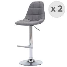 8 % coupon appliqué lors de la finalisation de la commande. Tabouret De Bar Reglable Tissu Gris Henrick
