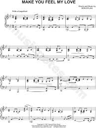 Adele Make You Feel My Love Sheet Music Piano Solo In Bb Major Download Print Sheet Music Adele Music How Are You Feeling