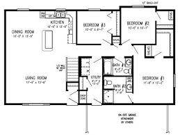 Wardcraft homes mankato ii ranch floorplan for modular home buyers including building details. Floor Plans