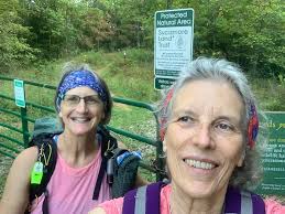 A real trail again. 4 1/2 miles or so in the Laura Hare Nature Preserve  (IN) Slow but sure. Thanks Nanette for taking it easy with me as I build up  my