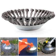 We even manufacture our own trimmer line to withstand temperature changes and abrasion. 6 8 Inch Steel Trimmer Head Garden Weed Steel Wire Brush Break Proof Rounded Edge Weed Trimmer Head Alexnld Com