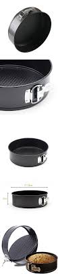 Non Stick Spring Form Pan Baking Round Tray Cake Tin Diy Birthday Party 9 Inches 23cm Springform Pan Cake Cake Pans Springform