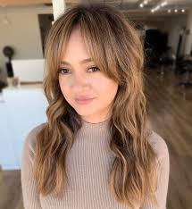 Bob hairstyles with bangs cover a wide range of hair lengths and fashion styles, so if you're feeling bored with your hair, these. 50 Most Trendy And Flattering Bangs For Round Faces In 2021 Hadviser