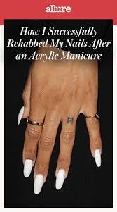 Press and release the nails for several times while soaking to make sure that the vinegar will get under your nails. Here S How I Successfully Rehabbed My Nails After An Acrylic Manicure Allure