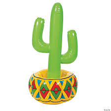 Large enough as anticipated and my niece and her crew loved this game. Cactus Inflatable Cooler Oriental Trading