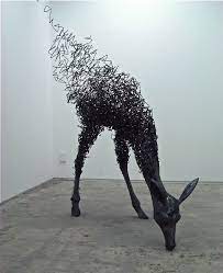 Does Anyone Know What This Incredible Artwork Is Called Or Who The Artist Is Sculpture Art Art Wire Sculpture