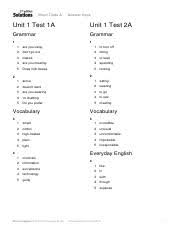 Unit 5 test answer key.doc. Unit 5 Test Answer Key Signing Naturally Unit 5 Final Test And Answer Key