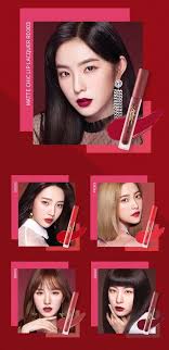 Etude House And K Pop Group Red Velvet Just Launched The 10 Liquid Lipstick Of Your Dreams Red Velvet Lipstick Etude House Lip Lacquer