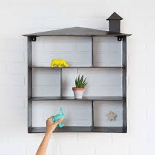 Etagere Maison Metal Souris Mini Maison Decoration Murale Etagere Metal