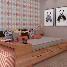Uma Boa Ideia Para Quarto Pequeno Onde Em Uma So Peca Tem Cama Mesa De Cabeceira E Mesa De Estudos Designs De Quarto Interiores Interior De Design