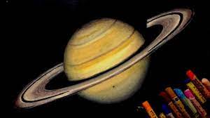 This is a 3d model of saturn was made whit 4k textures from nasa. Oil Pastel Painting Saturn By Polka Youtube