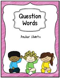 Question Words Anchor Chart