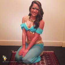 Cutest Ever Homemade Princess Jasmine Costume Princess Jasmine Costume Princess Jasmine Costume Diy Jasmine Costume