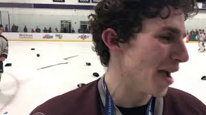 Liam Gill was emotional after winning the 3A state title against  Easthampton.