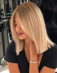 Blonde Girls Hairstyles Straight Hairstyles Hair Styles Sleek Straight Hairstyles
