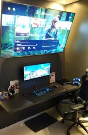 Perfect Set Up Gamerroom Perfect Set Up Gamingdesk In 2020 Gamer Zimmer Gameroom Ideen