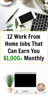 How to make money at 12. How To Earn Money From Home 12 Work From Home Jobs