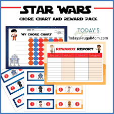 Free Star Wars Chore Chart Reward Pack 30 Must Follow