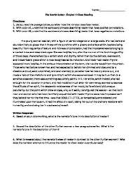 The Scarlet Letter Close Reading Bundle Hester S Transformation Close Reading Close Reading Activities Lettering