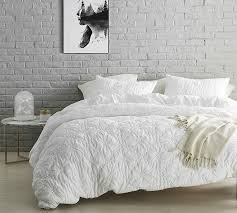 Here, you can find stylish bedding sets that cost less than you thought possible. Comfy Microfiber Duvet Cover For Extra Large Queen Comforter Textured Farmhouse Morning White Queen Xl Bedding