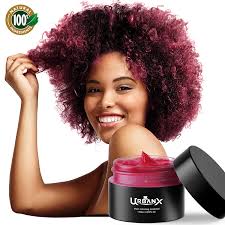 Available in sutro (a violet) or amaro, these shades are a perfect way to add ombre or a highlight with zero fuss. Buy Urbanx Washable Hair Coloring Wax Material Unisex Color Dye Styling Cream Natural Hairstyle Pomade Temporary Party Cosplay Natural Ingredients Red Online In Turkey B07qfxpdpp