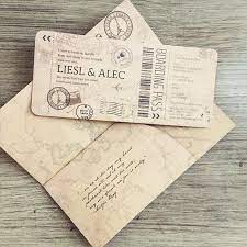 Lily Young On Instagram Travel Inspired Wedding Invitation With Boarding Pass To The Wedding Travelweddingtheme We Undangan Perkawinan Undangan Perkawinan